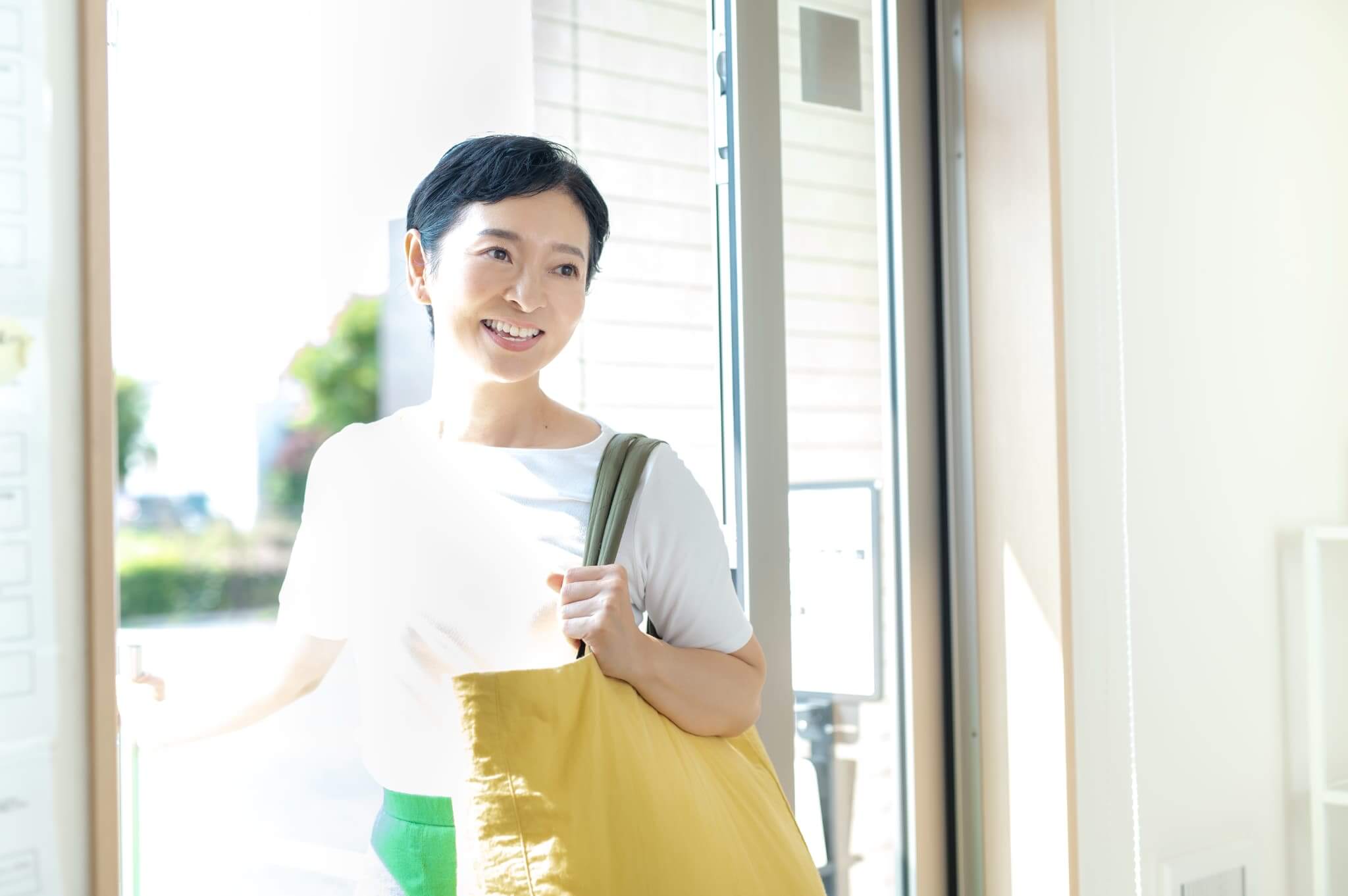 整体院に来院した女性